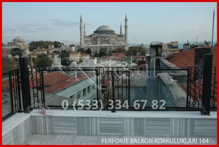 Ferforje Balkon Korkulukları 164
