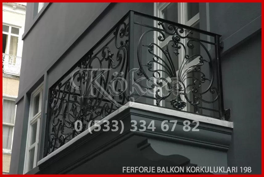 Ferforje Balkon Korkulukları 198