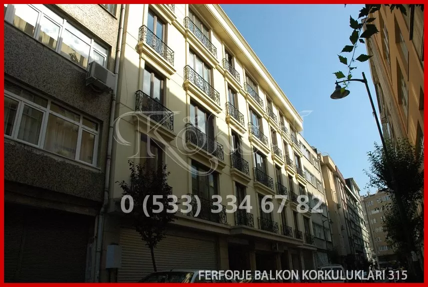 Ferforje Balkon Korkulukları 315
