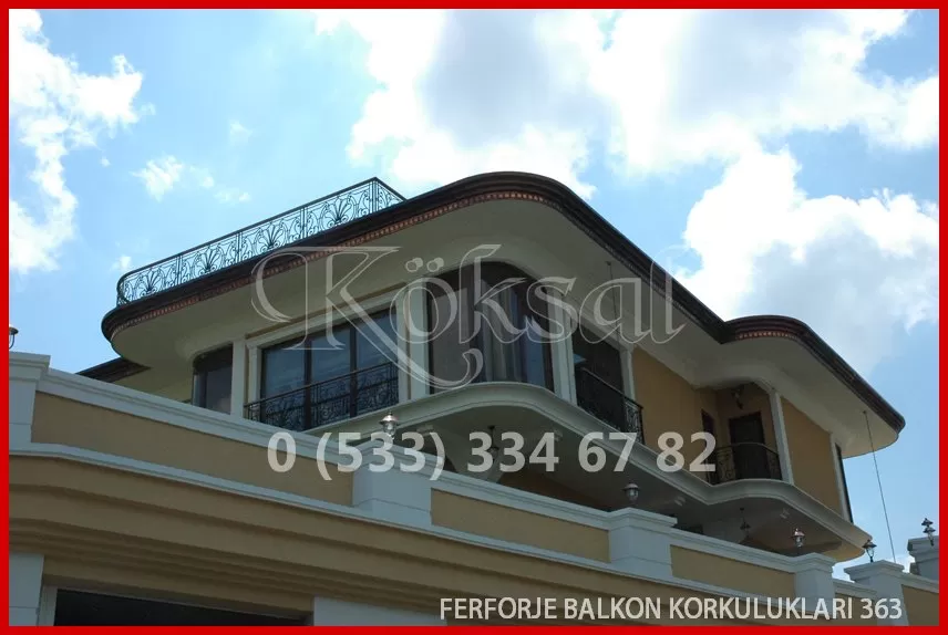Ferforje Balkon Korkulukları 323