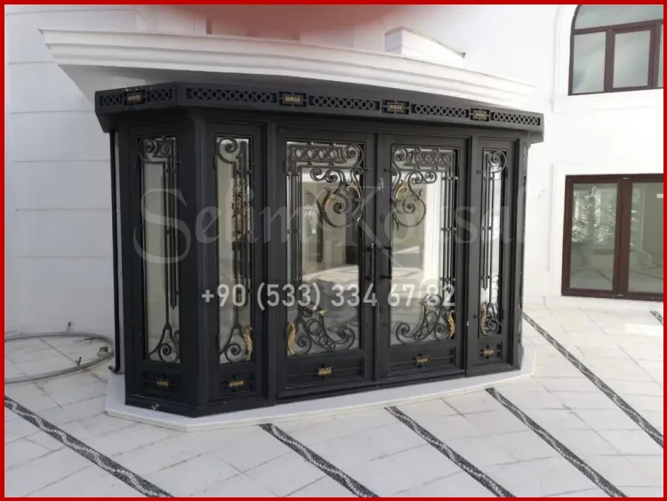 Ferforje Villa Kapıları- Özel Yapım  Villa Kapıları