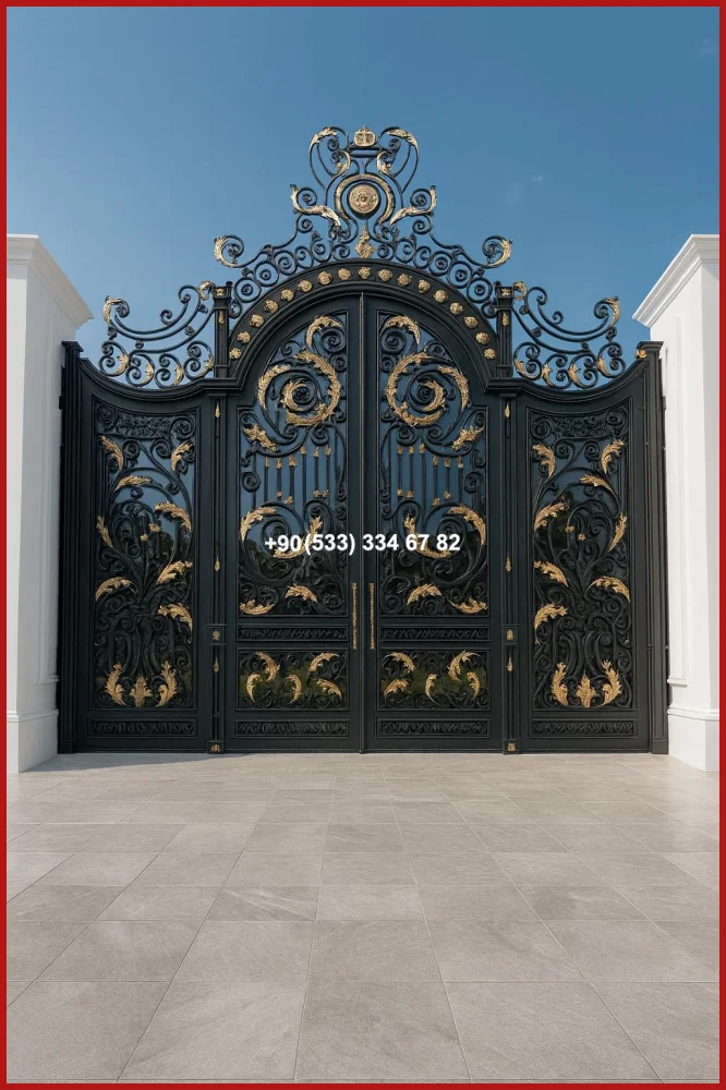 VİLLA KAPILARI-FERFORJE VİLLA KAPILAR-VİLLA GİRİŞ KAPILAR uyg18808