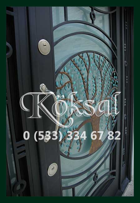 Ferforje Apartman Kapı Modelleri